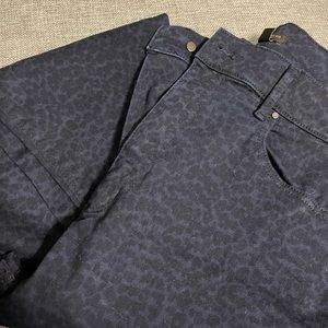 Ann Taylor Factory Leopard Jeans